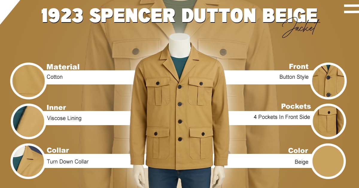 1923 Spencer Dutton Beige Jacket