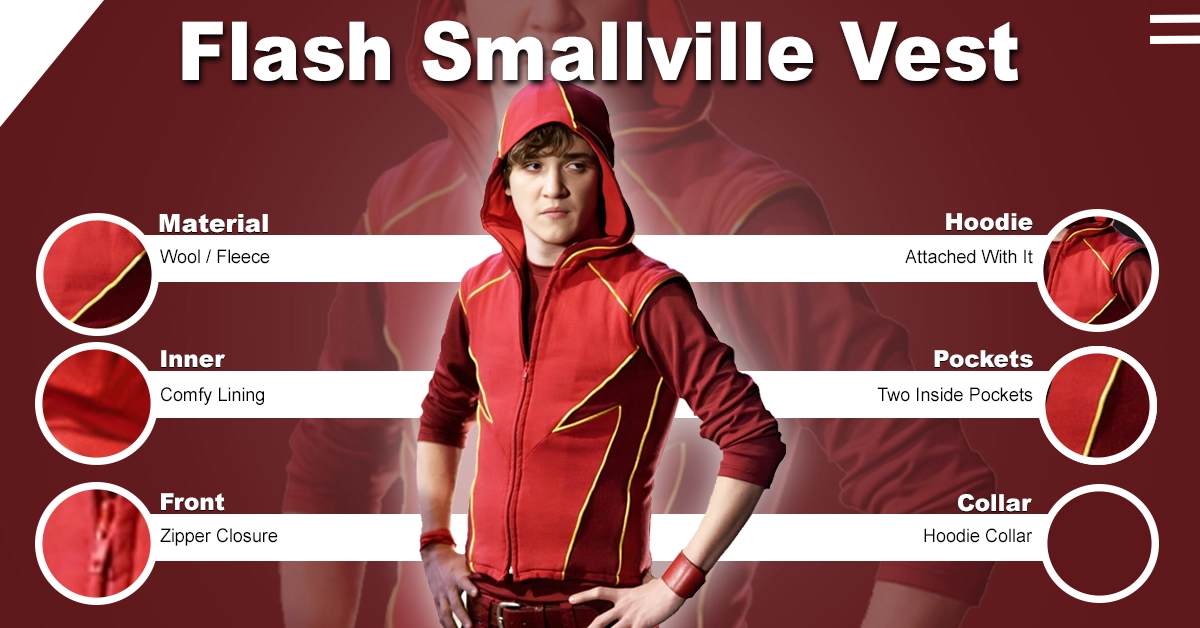Flash Smallville Vest