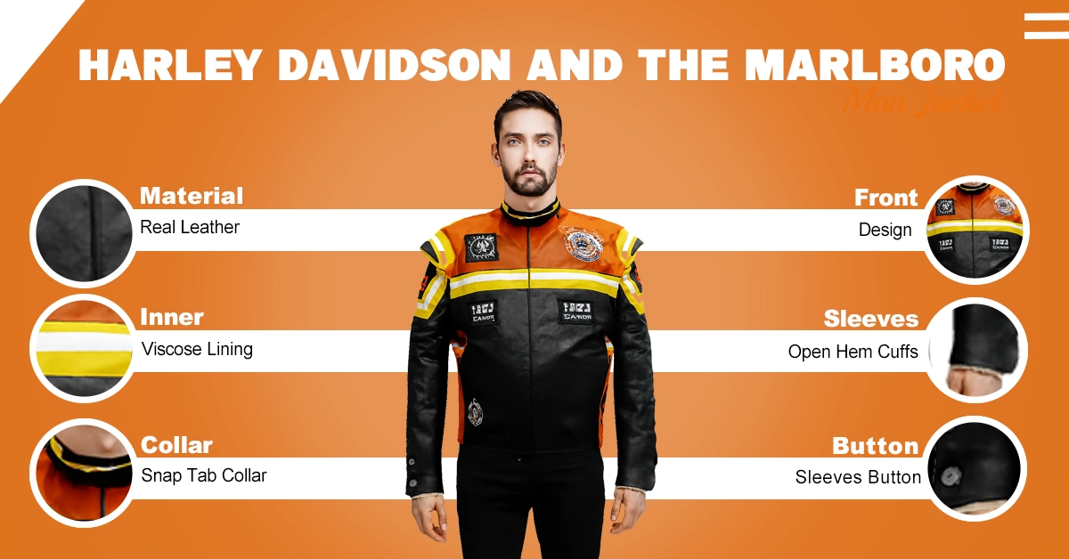 Harley Davidson and The Marlboro Man Jacket