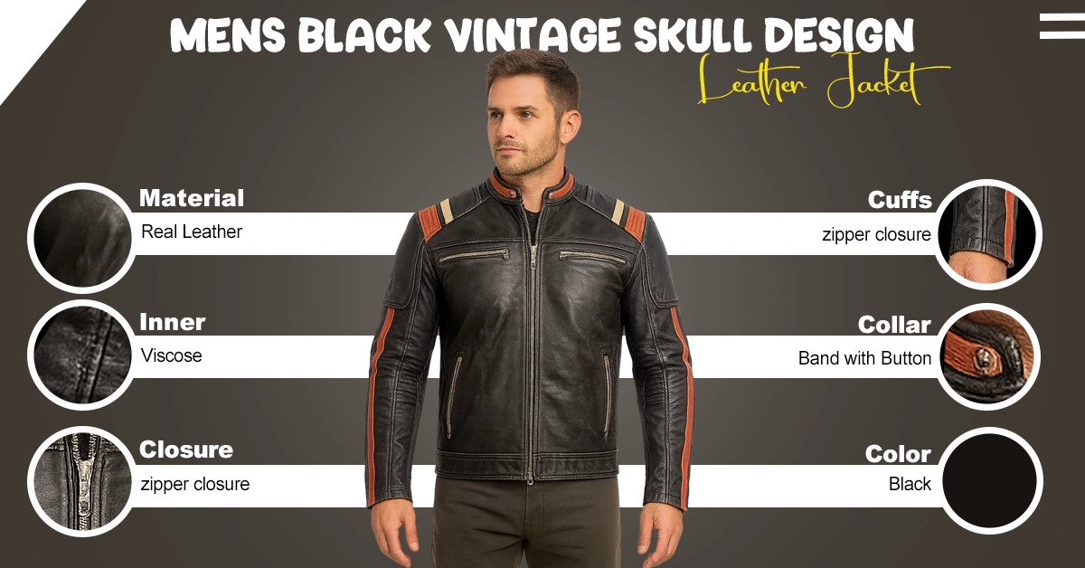 Mens-Black-Vintage-Skull-Design-Leather-Jacket