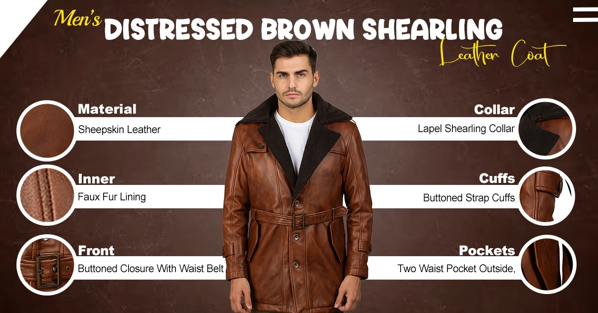 Mens-Distressed-Brown-Shearling-Leather-CoatMens-Distressed-Brown-Shearling-Leather-Coat